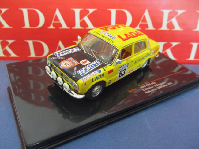 Die cast 1/43 Modellino Auto Lada 1300 Rally 1000 Lakes 1975 S. Brundza by Ixo