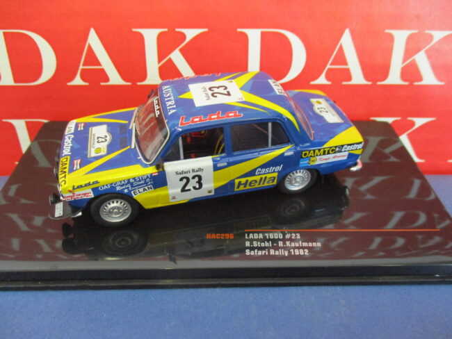 Die cast 1/43 Modellino Auto Lada 1600 Rally Safari 1982 R. Stohl by Ixo - immagine 2