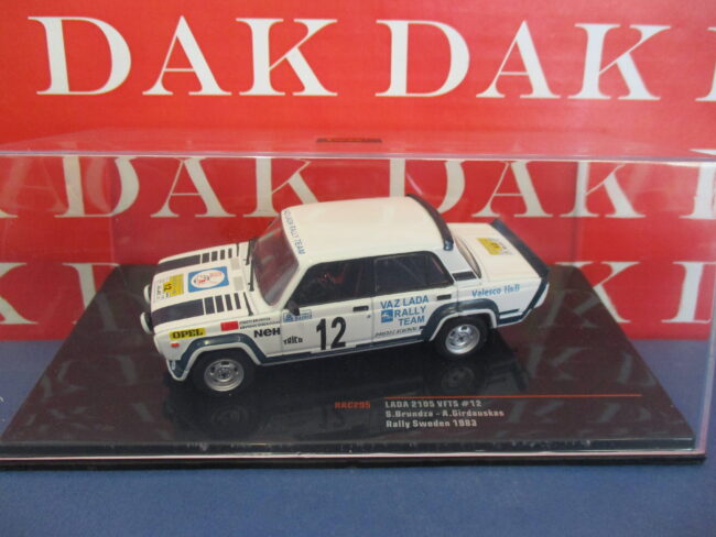 Die cast 1/43 Modellino Auto Lada 2105 VFTS Rally Sweden 1983 S. Brundza - immagine 4