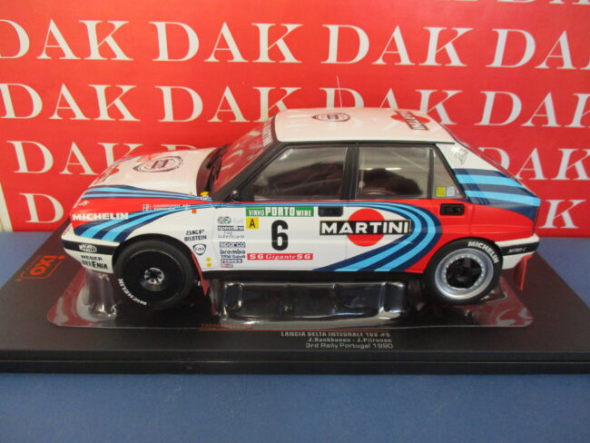 Die cast 1/18 Modellino Auto Lancia Delta Int. 16V Rally Portogallo 1990 J. KKK