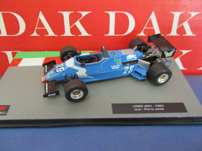 Die cast 1/43 Modellino Auto F1 Ligier JS21 1983 J-P. Jarnier