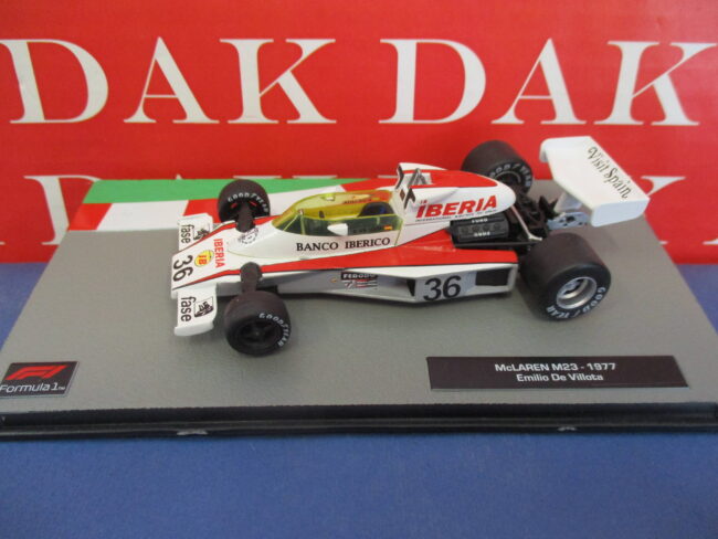 Die cast 1/43 Modellino Auto F1 Mclaren M23 1977 E. De Villota