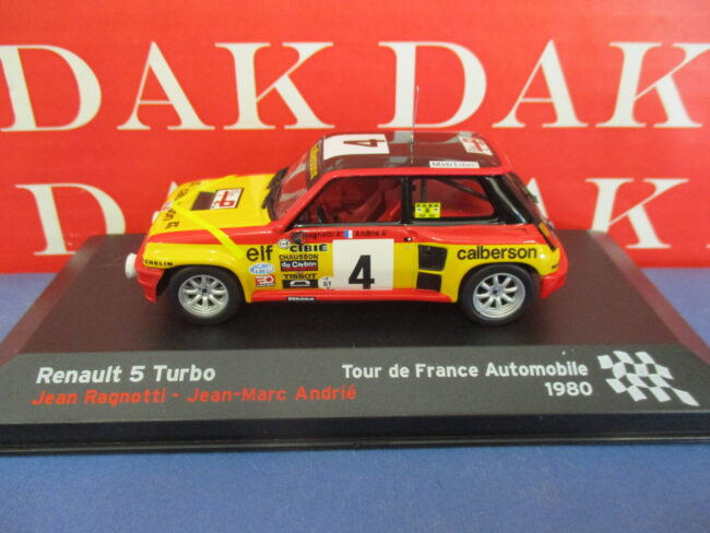 Die cast 1/43 Modellino Auto Renault 5 Turbo Tour de France 1980 J. Ragnotti - immagine 2