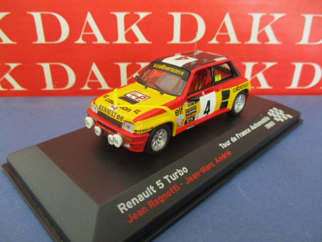 Die cast 1/43 Modellino Auto Renault 5 Turbo Tour de France 1980 J. Ragnotti