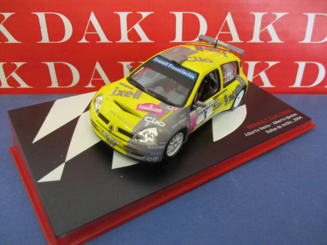 Die cast 1/43 Modellino Auto Renault Clio S 1600 Rally Aviles 2004 A. Hevia - immagine 2