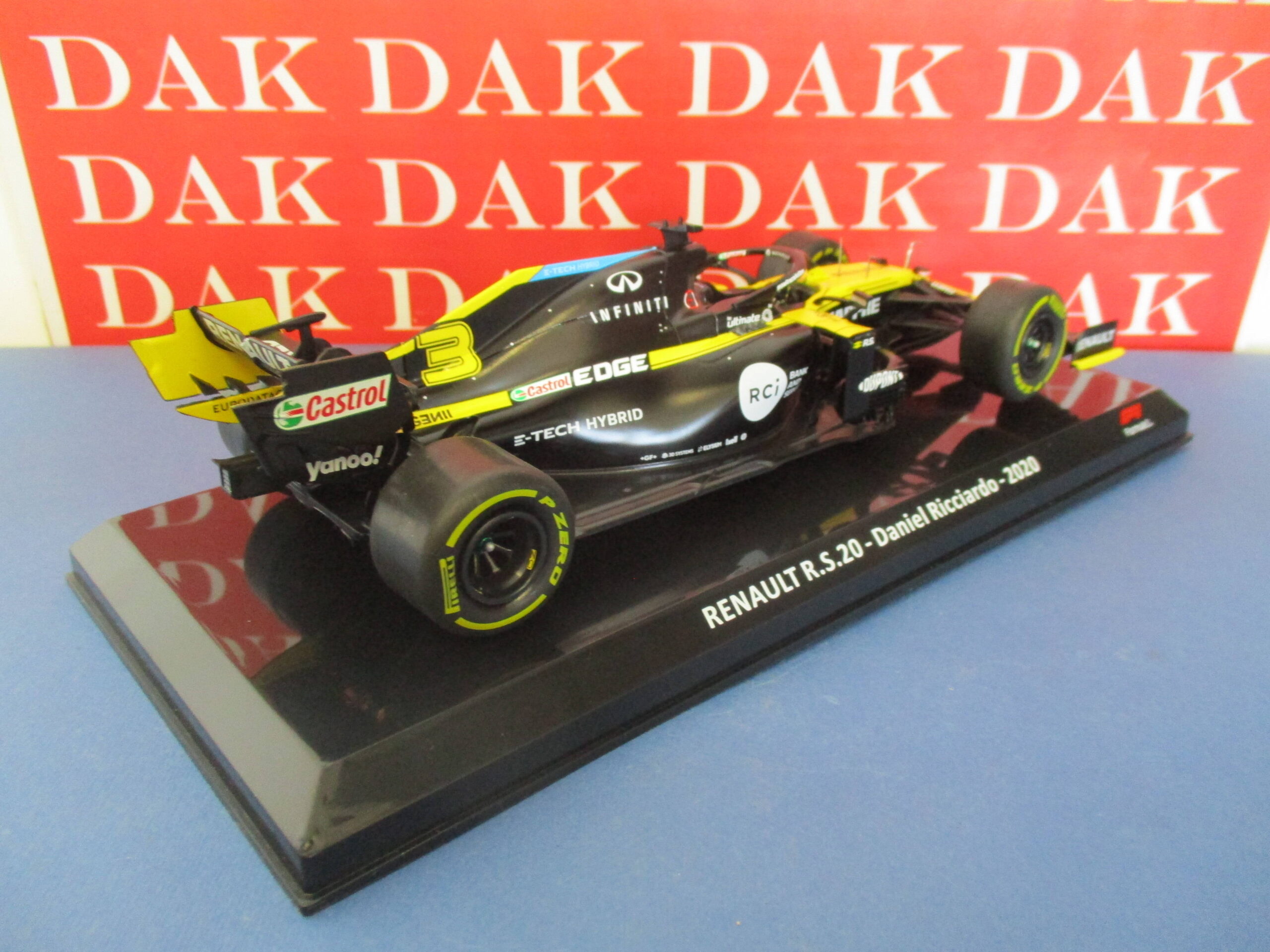 The cast 1/43 model car F1 Renault R.S.20 2020 D. Ricciardo