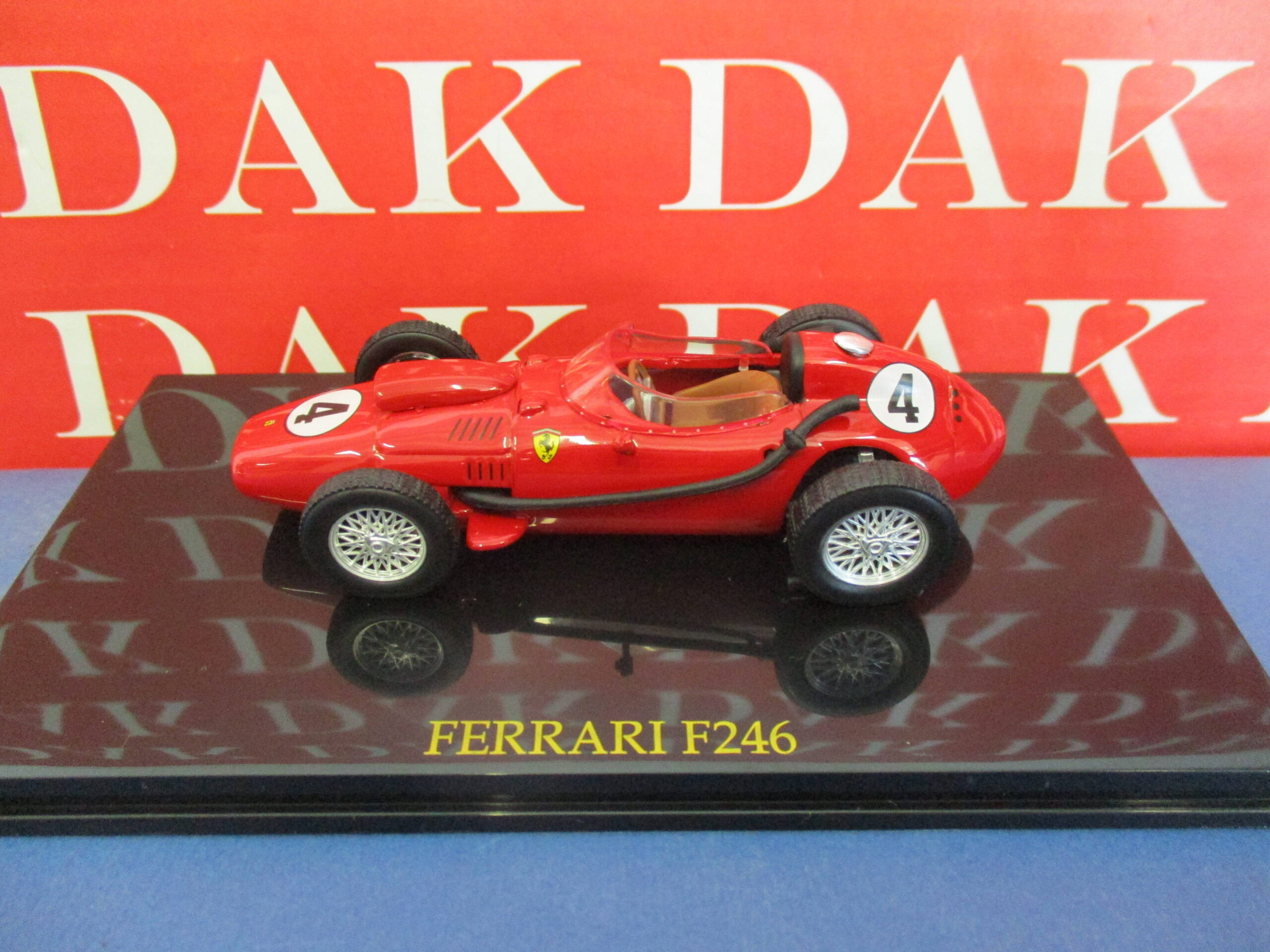 Die cast 1/43 Modellino Auto F1 Ferrari F246 1958 M. Hawthorn
