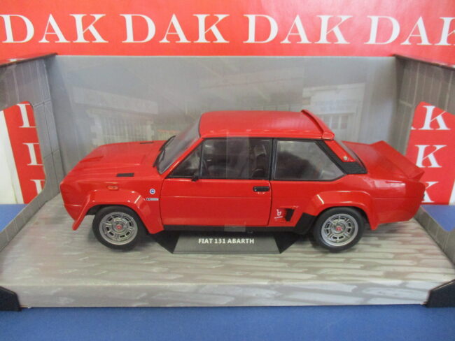 Die cast 1/18 Modellino Auto Fiat 131 Abarth 1980 by Solido