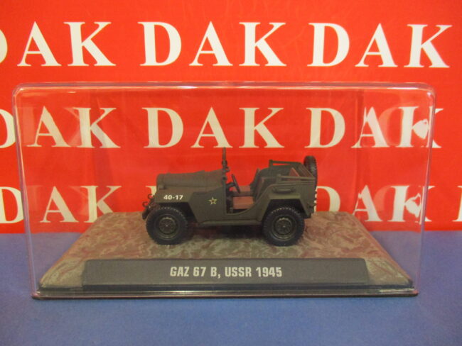 Die cast 1/43 Modellino Auto Gaz 67 B USSR 1945 by Atlas - immagine 4