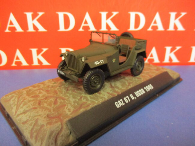 Die cast 1/43 Modellino Auto Gaz 67 B USSR 1945 by Atlas - immagine 2