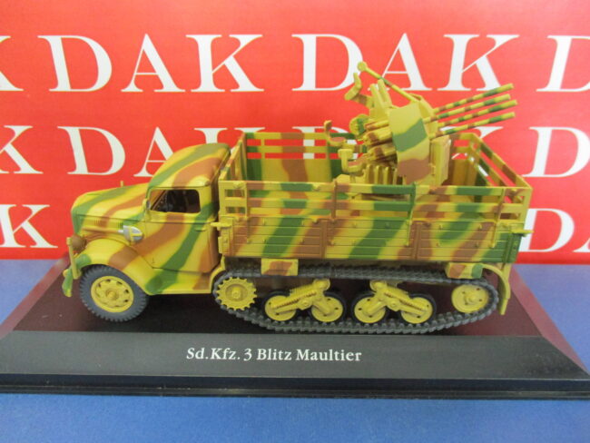 Die cast 1/43 Modellino Semicingolato Sd.Kfz. 3a Blitz Maultier Flakvierling 38