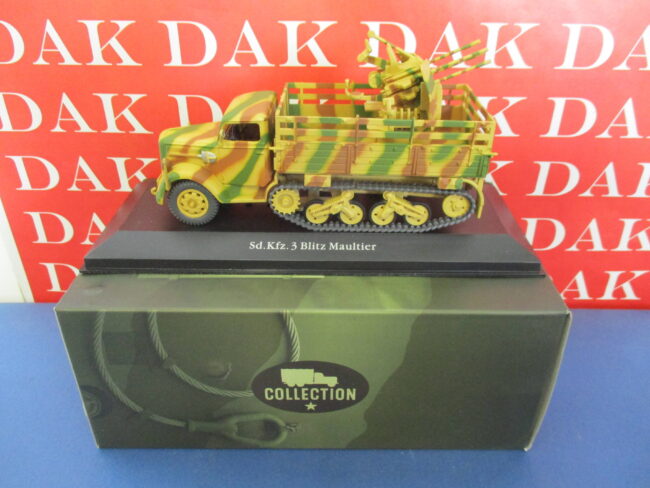 Die cast 1/43 Modellino Semicingolato Sd.Kfz. 3a Blitz Maultier Flakvierling 38 - immagine 4