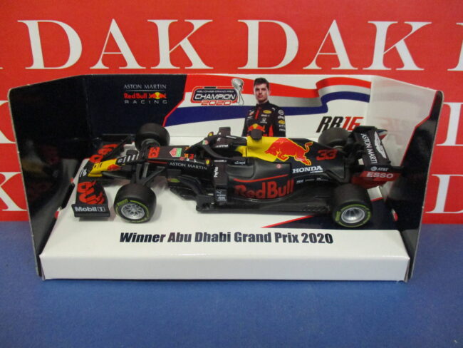 Die cast 1/43 Modellino Auto F1 Red Bull RB16 Abu Dhabi GP 2020 M. Verstappen NP