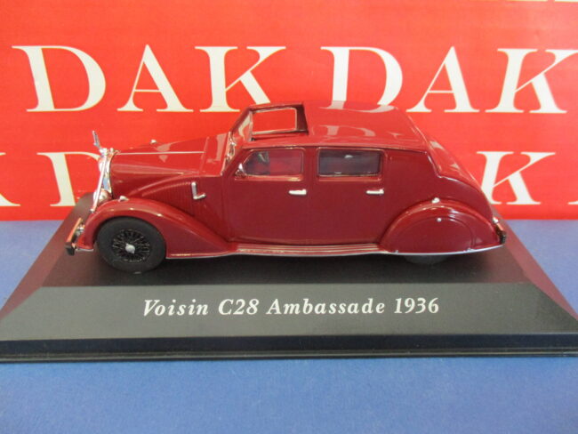 Die cast 1/43 Modellino Auto Voisin C28 Ambassade 1936