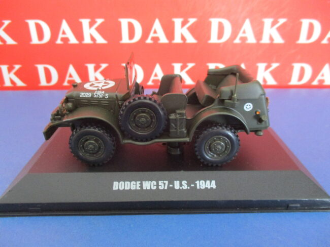 Die cast 1/43 Modellino Auto Dodge WC57 Command Car US 1944