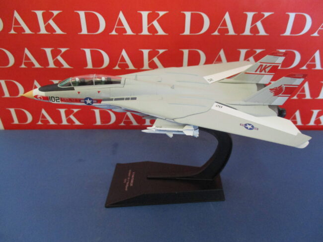 Die cast 1/100 Modellino Aereo Aircraft Grumman F-14A Tomcat US Navy Wolfpack