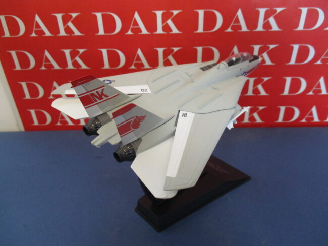 Die cast 1/100 Modellino Aereo Aircraft Grumman F-14A Tomcat US Navy Wolfpack - immagine 4