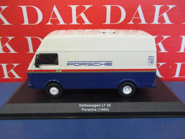 Die cast 1/43 Modellino Furgone Assistenza Rally Volkswagen LT35 Porsche 1984