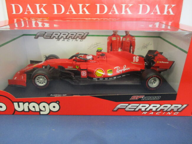 Die cast 1/18 modellino Auto F1 Ferrari SF1000 Austrian GP 2020 C. LeClerc - immagine 5