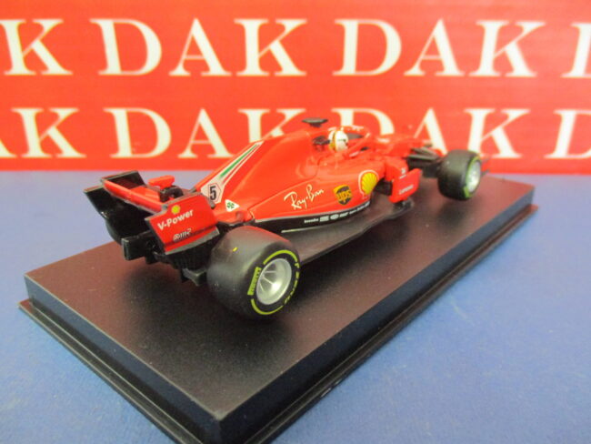 Die cast 1/43 Modellino Auto F1 Ferrari SF71H 2018 S. Vettel by Burago - immagine 3