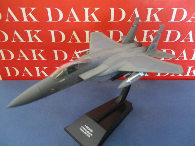 Die cast 1/100 Modellino Aereo Aircraft Boeing F-15C Eagle Oregon ANG 2010 - immagine 2