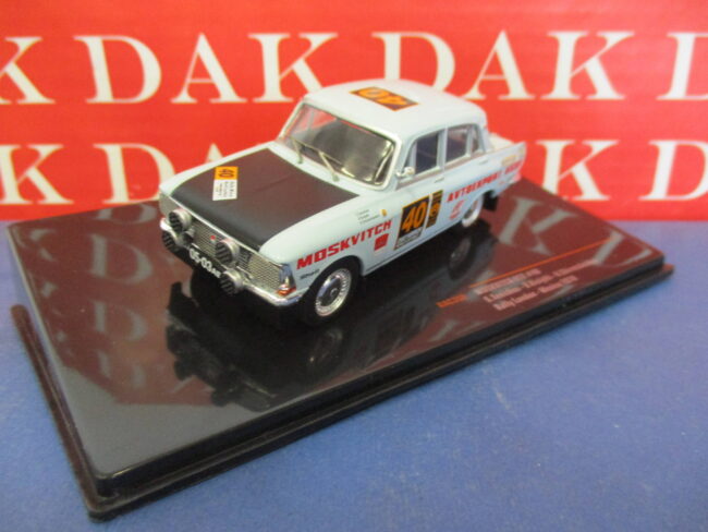 Die cast 1/43 Modellino Auto Moskvitch 412 N40 Rally London Mexico 1970 by Ixo - immagine 2