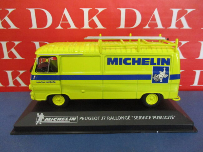 Die cast 1/43 Modellino Furgone Peugeot J7 Long Version Michelin