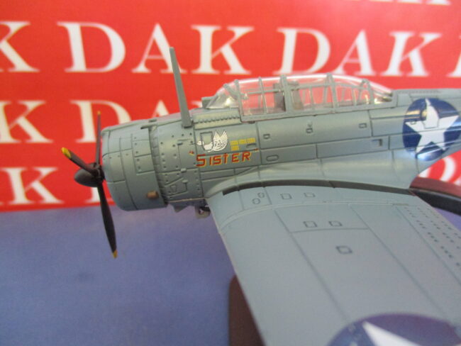 Die cast 1/72 Modellino Aereo Aircraft Douglas Dauntless Sister Guadalcanal 1943 - immagine 3