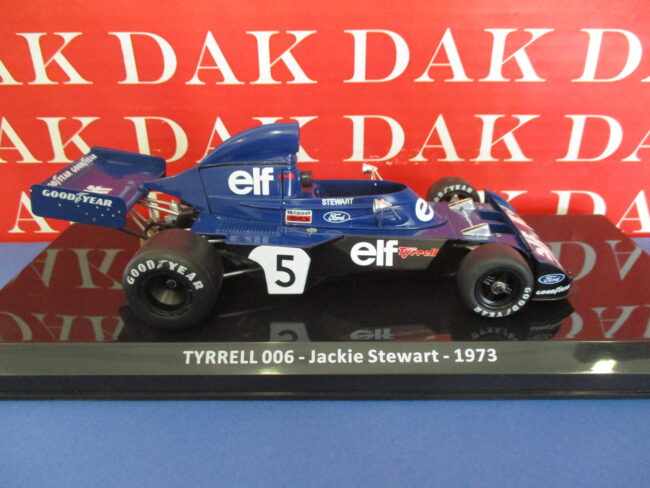 Die cast 1/24 Modellino Auto F1 Tyrrell 006 1973 J. Stewart