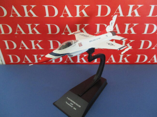 Die cast 1/100 Modellino Aereo Aircraft F-16C Fighting Falcon Thunderbird 2009 - immagine 2