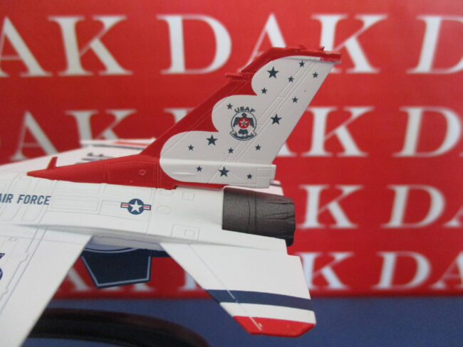 Die cast 1/100 Modellino Aereo Aircraft F-16C Fighting Falcon Thunderbird 2009 - immagine 5