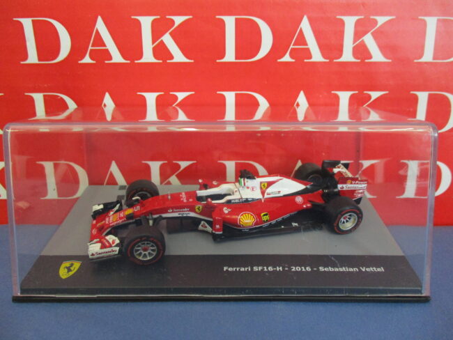 Die cast 1/43 Modellino Auto F1 Ferrari SF16-H 2016 S. Vettel - immagine 4