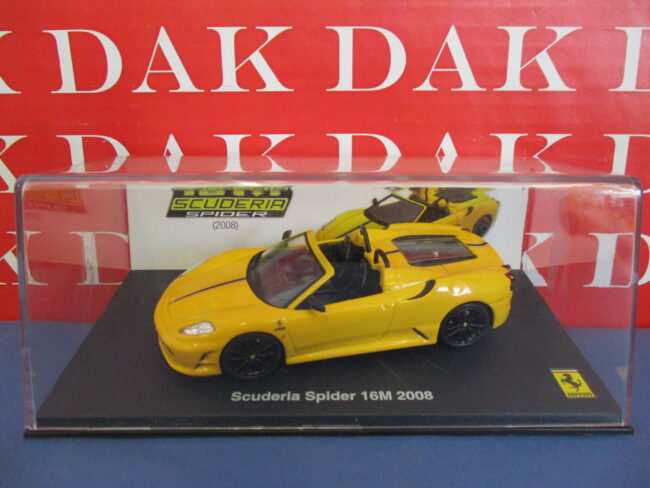 Die cast 1/43 Modellino Auto Ferrari Scuderia Spider 16M 2008 - immagine 4