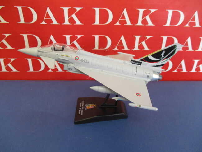 Die cast 1/100 Modellino Aereo Aircraft Eurofighter 2000 Typhoon 4 Stormo 10000H