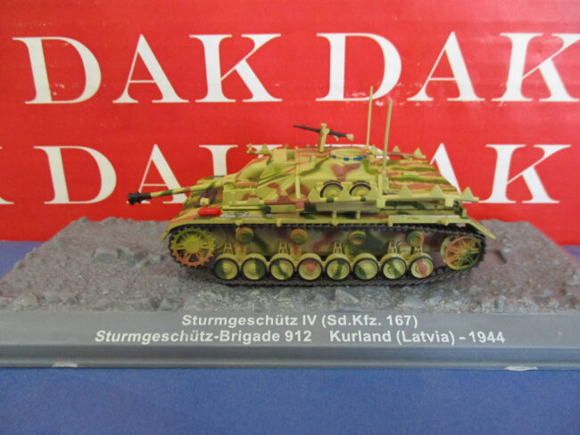 Die cast 1/72 Modellino Carro Armato Tank Sturmgeschtuz IV (Sd.Kfz.167) Kurland