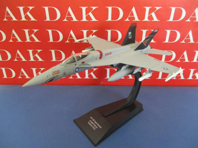 Die cast 1/100 Modellino Aereo Aircraft Boeing FA-18E Super Hornet Sunliners 201 - immagine 2