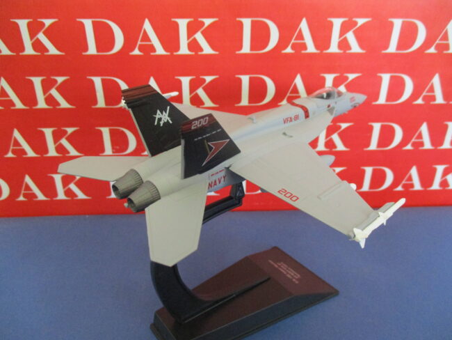 Die cast 1/100 Modellino Aereo Aircraft Boeing FA-18E Super Hornet Sunliners 201 - immagine 5