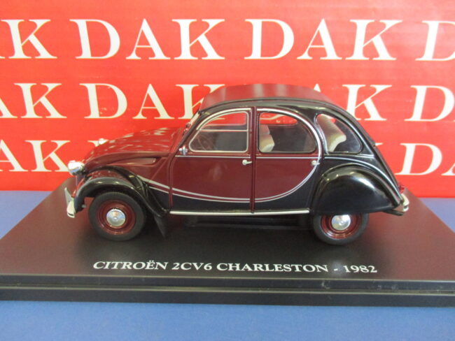 Die Cast 1/24 Modellino Auto Citroen 2CV6 Charleston 1982