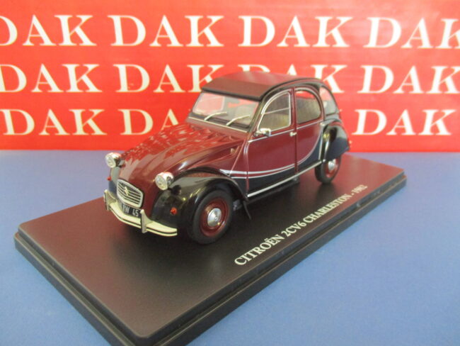 Die Cast 1/24 Modellino Auto Citroen 2CV6 Charleston 1982 - immagine 2