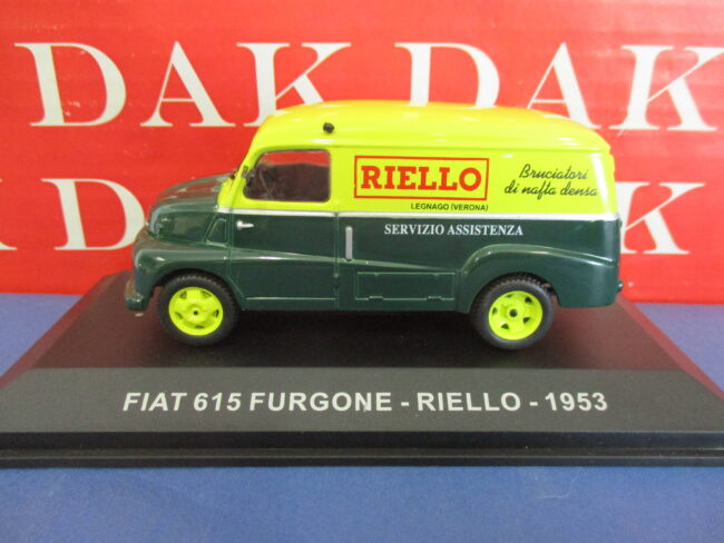 Die cast 1/43 Modellino Furgone Fiat 615 Furgone Riello 1953