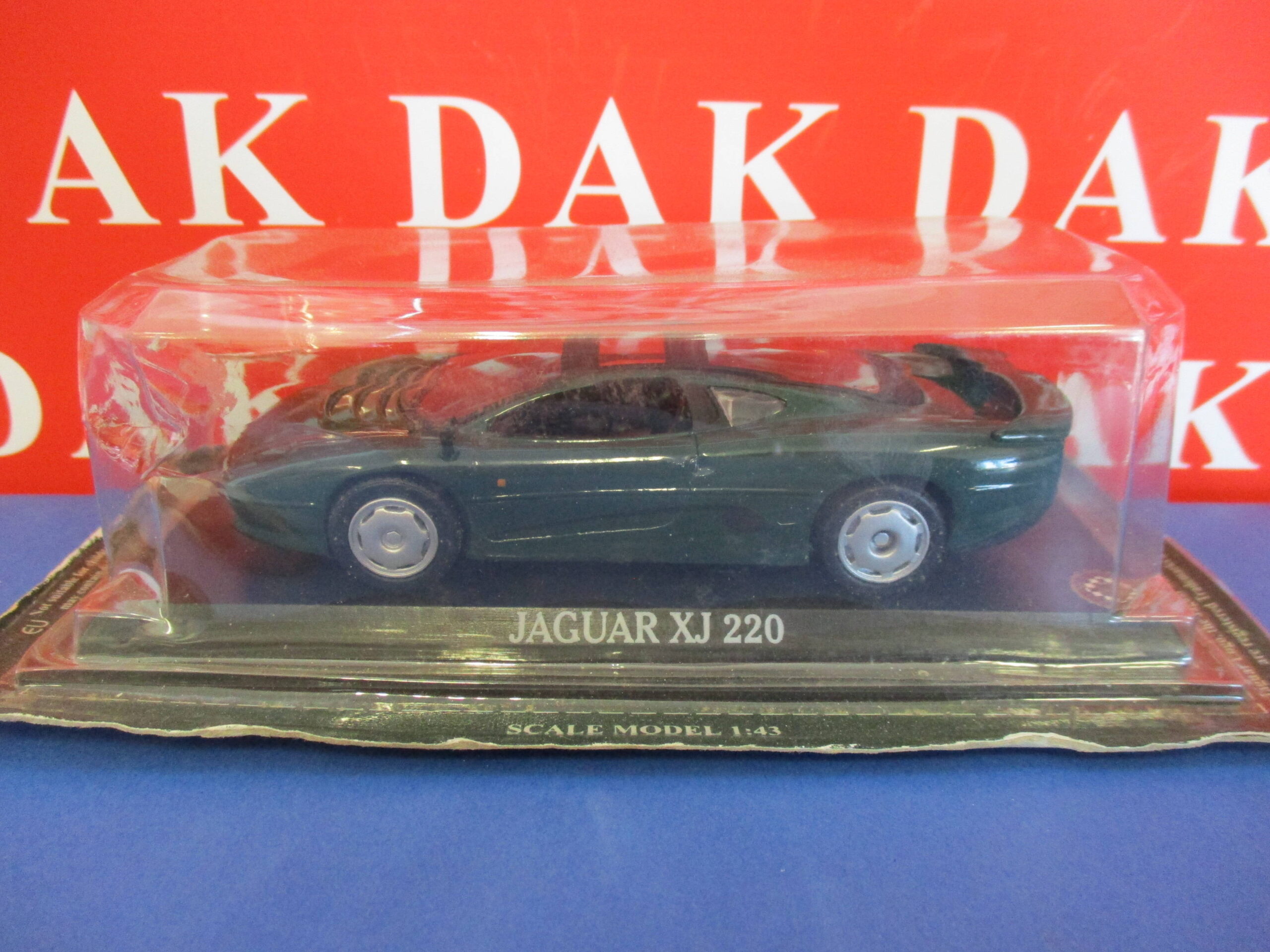 Die cast 1/43 Modellino Auto Jaguar XJ220 by Del Prado