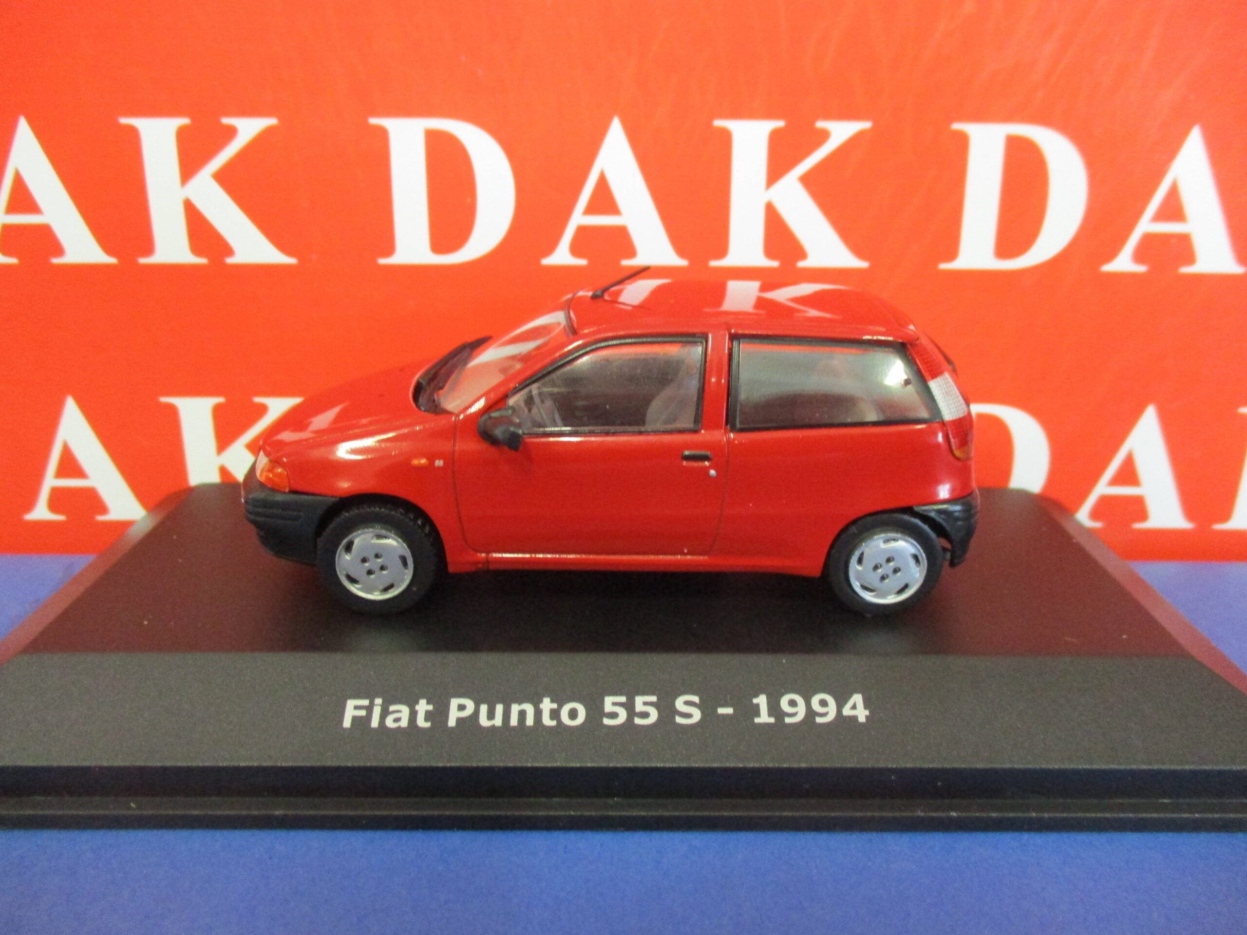 Die cast 1/43 Modellino Auto Fiat Punto 55S Rossa 1994