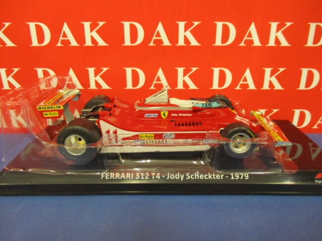 Die cast 1/24 Modellino Auto F1 Ferrari 312 T4 1979 J. Scheckter