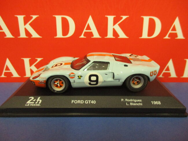 Die cast 1/43 Modellino Auto Ford GT40 Gulf 24H Le Mans 1968 L. Bianchi