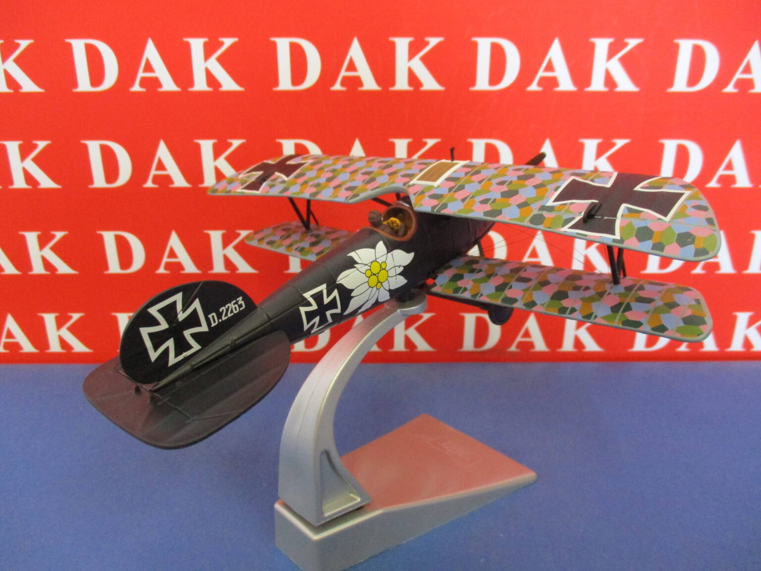 Die cast 1/48 Modellino Aereo Aircraft Albatros D.V Edelweiss 1917 O ...