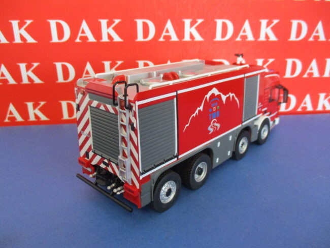 Die cast 1/43 Modellino Camion Pompieri BAI MAN TGS Monte Bianco Italy 2013 - immagine 4