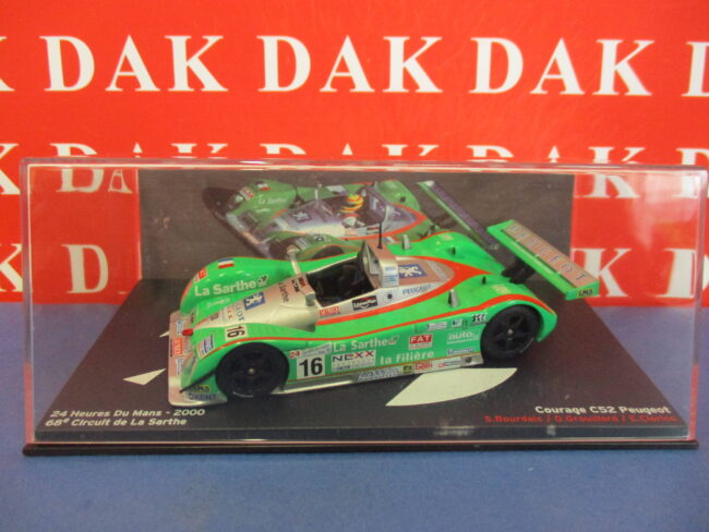 Die cast 1/43 Modellino Auto Courage C52 Peugeot 24H Le Mans 2000 - immagine 5