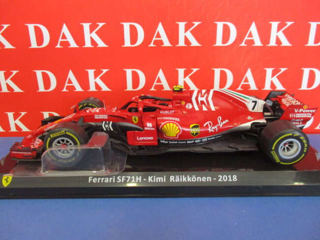 Die cast 1/24 Modellino Auto F1 Ferrari SF71H 2018 K. Raikkonen