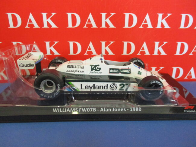 Die cast 1/24 Modellino Auto F1 Williams FW07B 1980 A. Jones