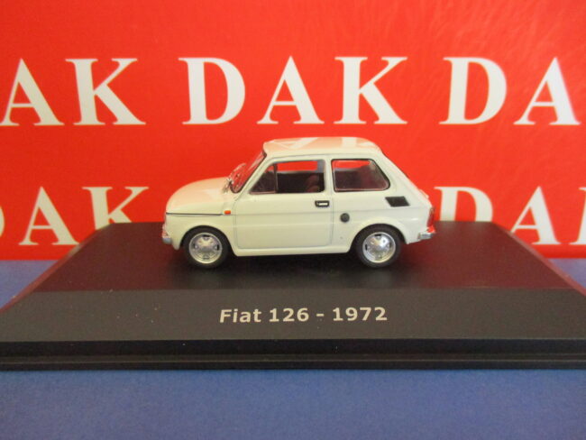 Die cast 1/43 Modellino Auto Fiat 126 1 Serie 1972